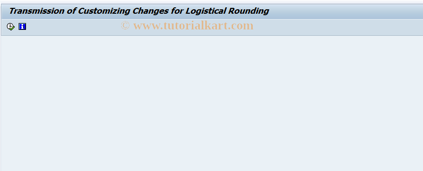 SAP TCode FRE24 - Logistical Rounding Delta