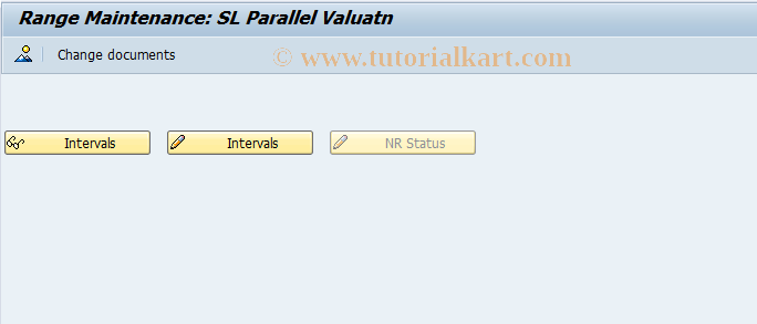 SAP TCode FSL_EVALUNR - Number Range Maintenance: SL_EVALU