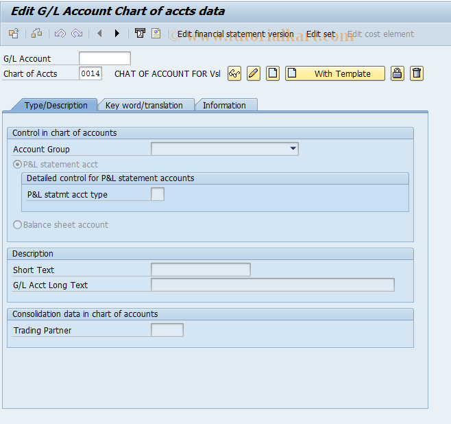 SAP TCode FSP5 - Block Master Record in Chart/Accounts