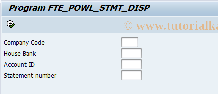 SAP TCode FTE_POWL_STMT_DISP - bank statment display for POWL