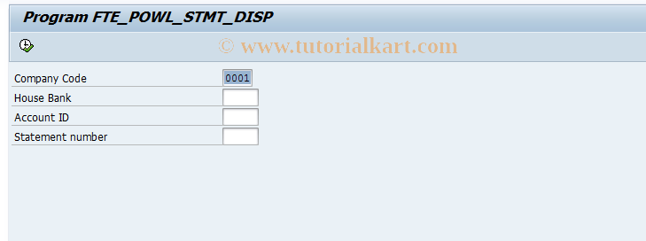 SAP TCode FTE_POWL_STMT_LAST - last bank statment display for POWL