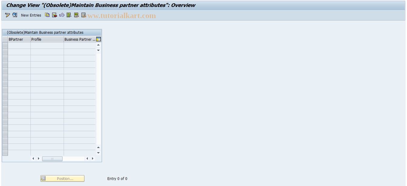 SAP TCode FTR_BP_ASSIGN - TCOR Assign BP