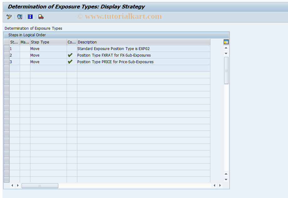 SAP TCode FTR_DERIVE_EXP_FIELD - Derivation of Exposure Fields