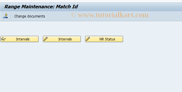SAP TCode FTR_NR_MATCH - Define Number Ranges for Match ID