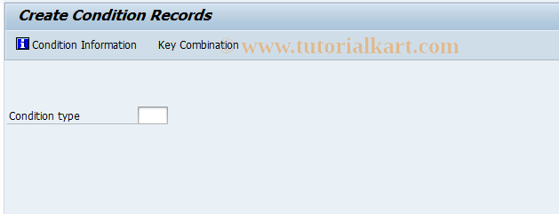 SAP TCode FV11 - Create condition