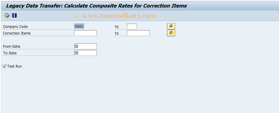 SAP TCode FVIQ - Legacy data transfer of compos.rates