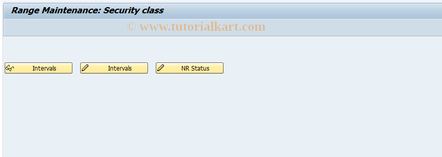 SAP TCode FW-1 - Number Range Maintenance: FVVW_ANLA