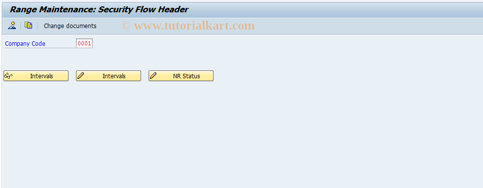 SAP TCode FW-2 - Number Range Maintenance: FVVW_BEKI