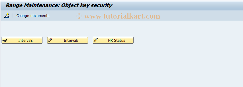 SAP TCode FW-6 - Number range maintenance: FVVW_KMNR