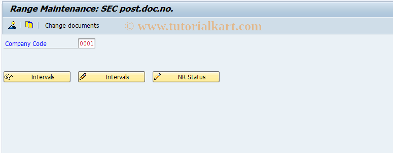 SAP TCode FW-7 - Number Range Maintenance: FVVW_PODOC