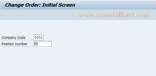 SAP TCode FWO2 - Change order