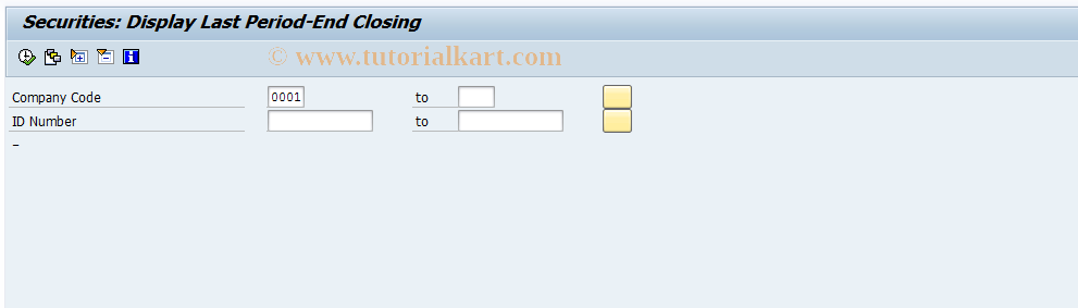 SAP TCode FWPL - Display Last Period-End Closing