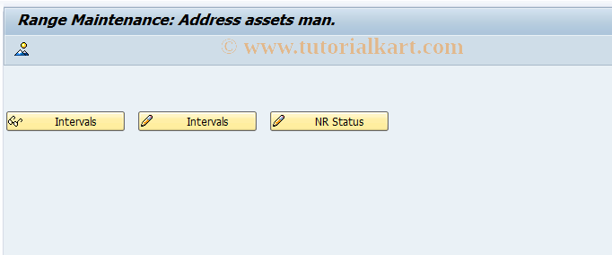 SAP TCode FZ-4 - Number range maintenance:FVV_ADRNR