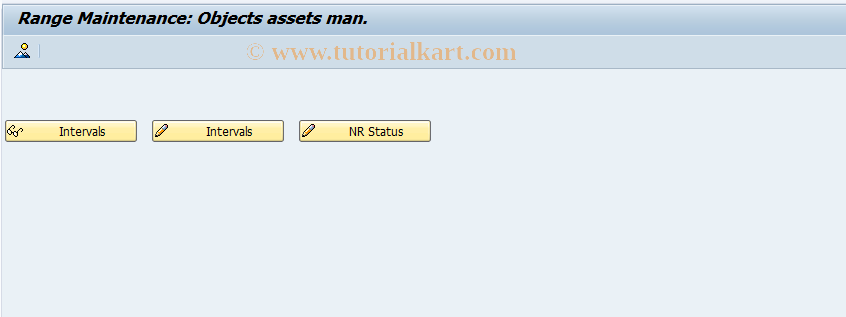 SAP TCode FZ-5 - Number Range Maintenance: FVV_OBJNR