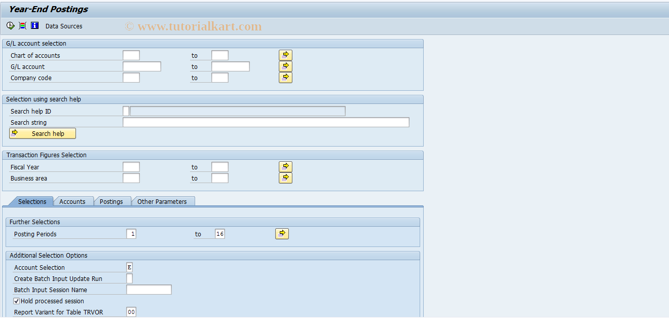 SAP TCode F_IT_01 - Report RFSUMB00 Italy