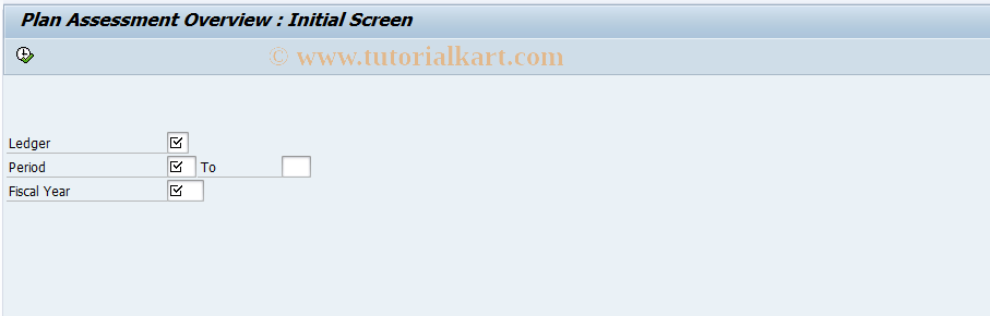 SAP TCode GA2C - Plan Assessment Overview