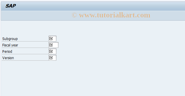 SAP TCode GC18 - Display Subgroup