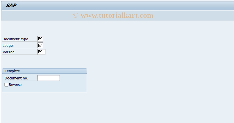 SAP TCode GC23 - FI-LC: Document Entry