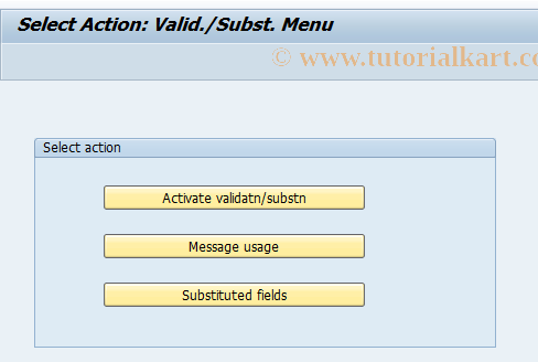 SAP TCode GGB4 - Analysis tool for valid./subst.
