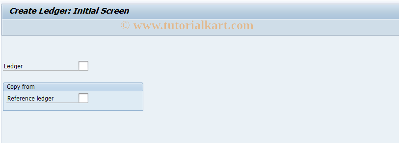 SAP TCode GLR1 - Flex. G/L: Create rollup ledger