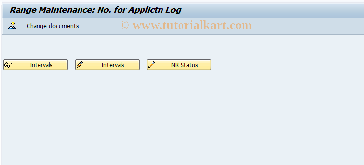 SAP TCode GMA_ACEPS_APPLLOG - Number Range Maintenance: ACEAPPLLOG