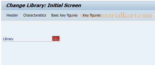 SAP TCode GR22 - Change Library