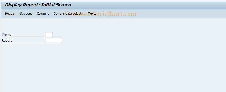 SAP TCode GR33 - Display report
