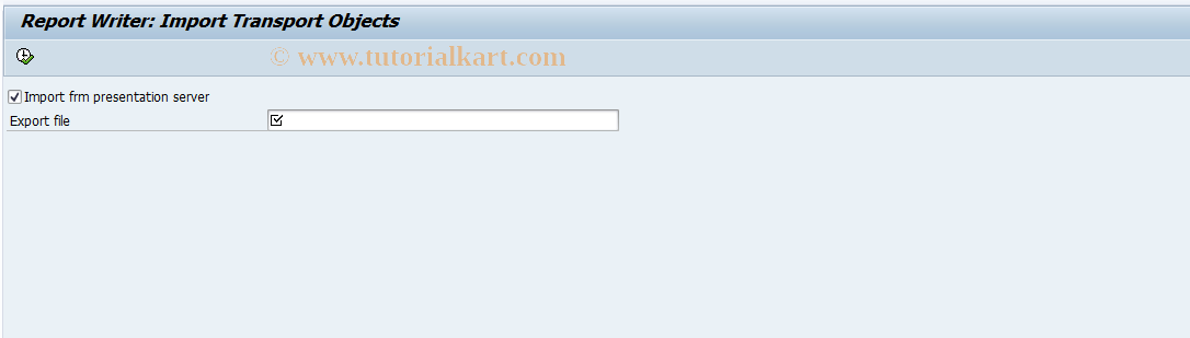SAP TCode GR38 - Import reports