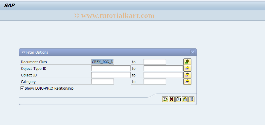 SAP TCode GRFN_DOC_MONITOR - GRC Process Control Documents