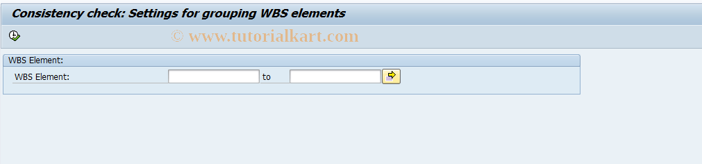 SAP TCode GRM6 - Grouping Consistency Check