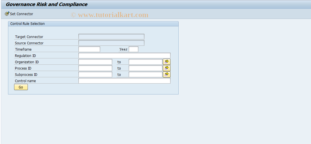 SAP TCode GRPCRTA_PC - GRC Process Control