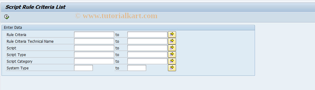 SAP TCode GRPC_AC_RLCR_REPORT - Script Rule Criteria list