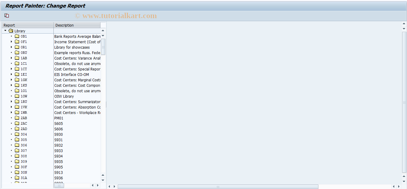 SAP TCode GRR2 - RW: Change formula