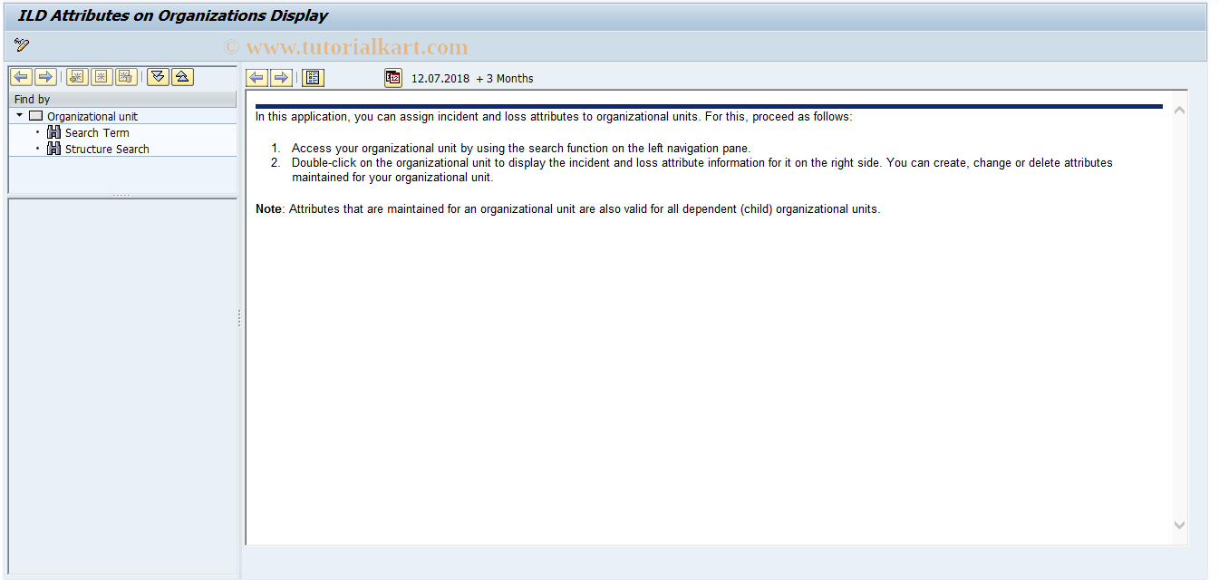 SAP TCode GRRM_ILD_DISPLAY - Display Process Control