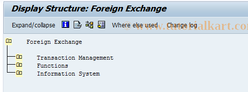 SAP TCode HER2 - Branch to Foreign Exchange Structure