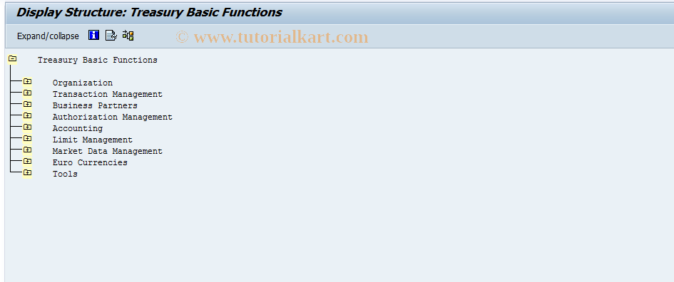 SAP TCode HERB - Structure call TRGF