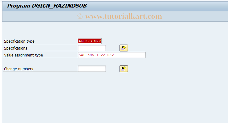 SAP TCode HMU2 - Convert Hazard-Inducing Substances