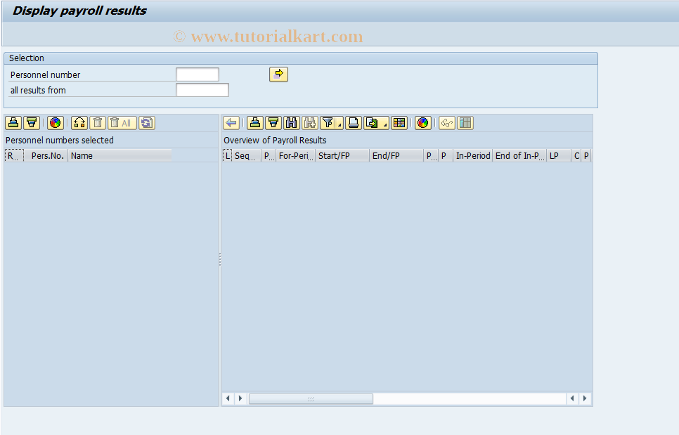 SAP TCode HRCCEAU_CADV - Display of Advance pay results