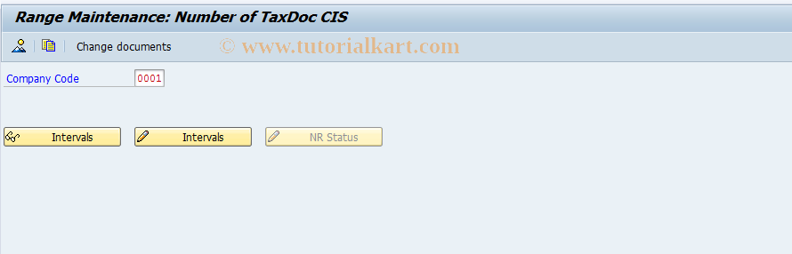 SAP TCode HRPADRU_HR33Y - Number range of tax document (RU)