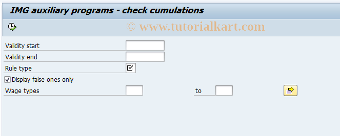 SAP TCode HRPAYHUTR0B - Check full contribution bases