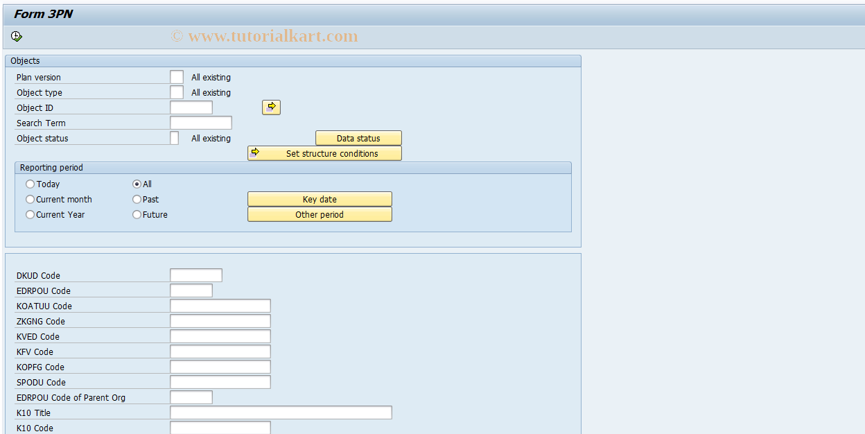 SAP TCode HRPAYUA3PN - Form 3PN