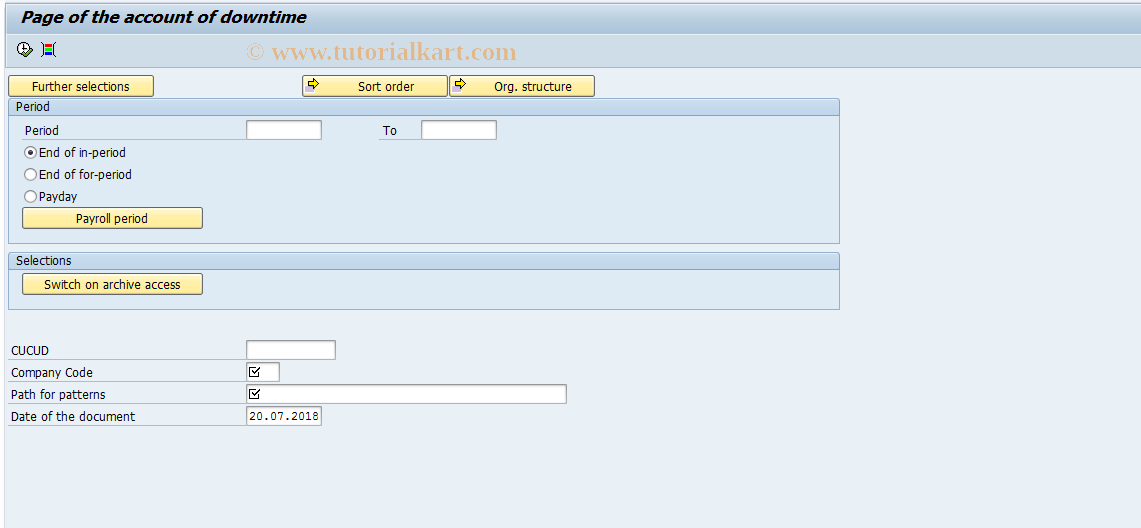 SAP TCode HRPAYUAP16 - Form P-16