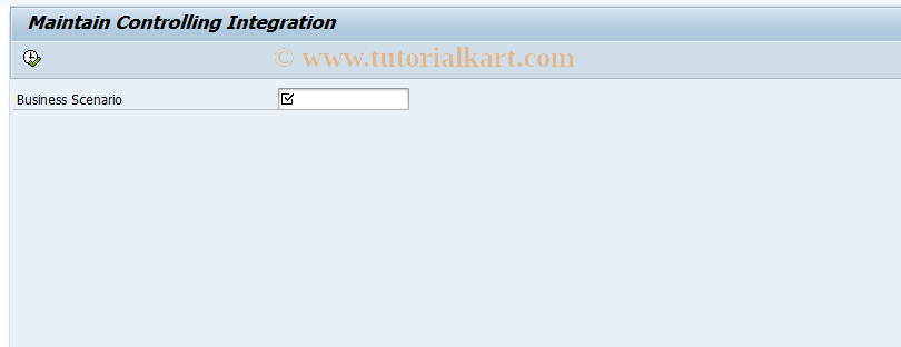 SAP TCode IAOM2 - Maintain Controlling Integration