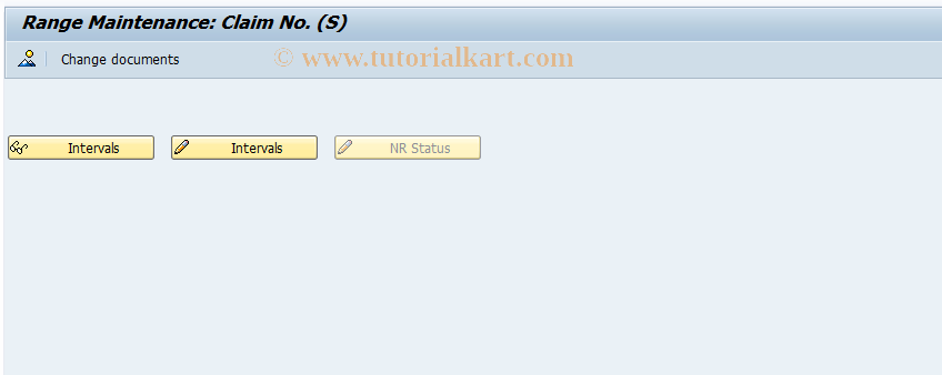 SAP TCode ICLC_NRFNOL - Number Range Maintenance: ICL_CLFNOL