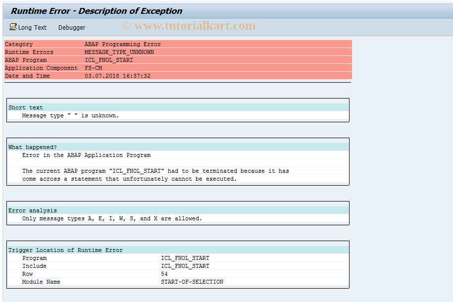 SAP TCode ICLFNOL01 - Create Notice of Loss