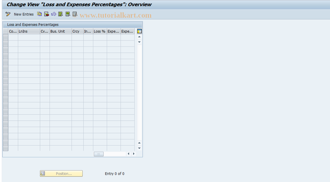 SAP TCode ICLIBNR848 - Reserve Group / Indicatives