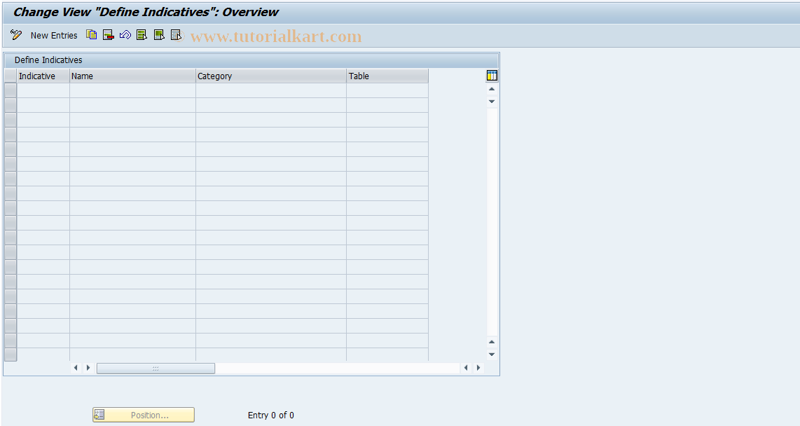 SAP TCode ICLIBNR862 - Reserve Group Category