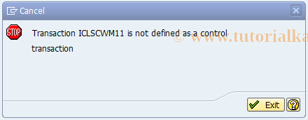 SAP TCode ICLSCWM11 - BDT ICLB: Assignment Scrn->DB Field