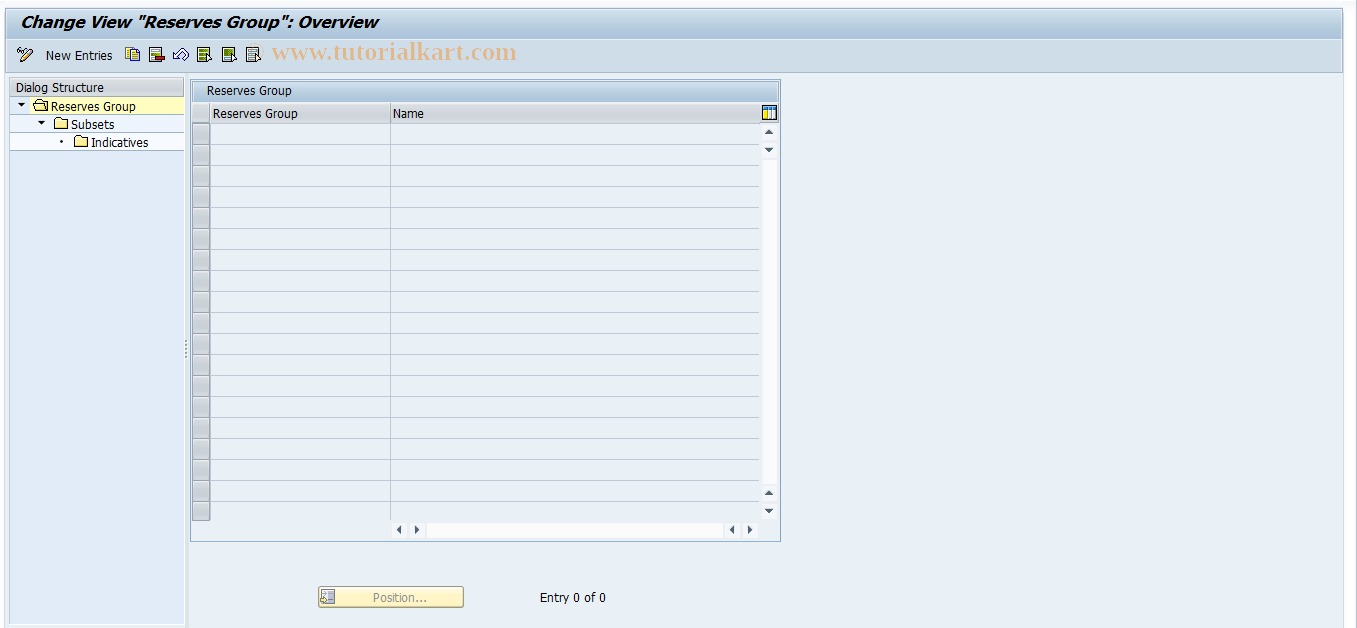 SAP TCode ICLSUP814 - ResGroup -> Version