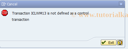 SAP TCode ICLWM13 - BDT-FNOL: Roles